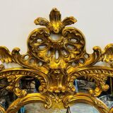 Louis XV style gilded mirror