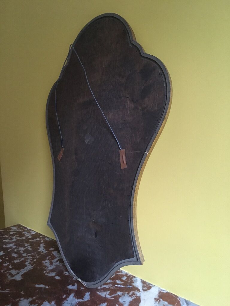 Vintage mirror in gilded wood 44x65cm