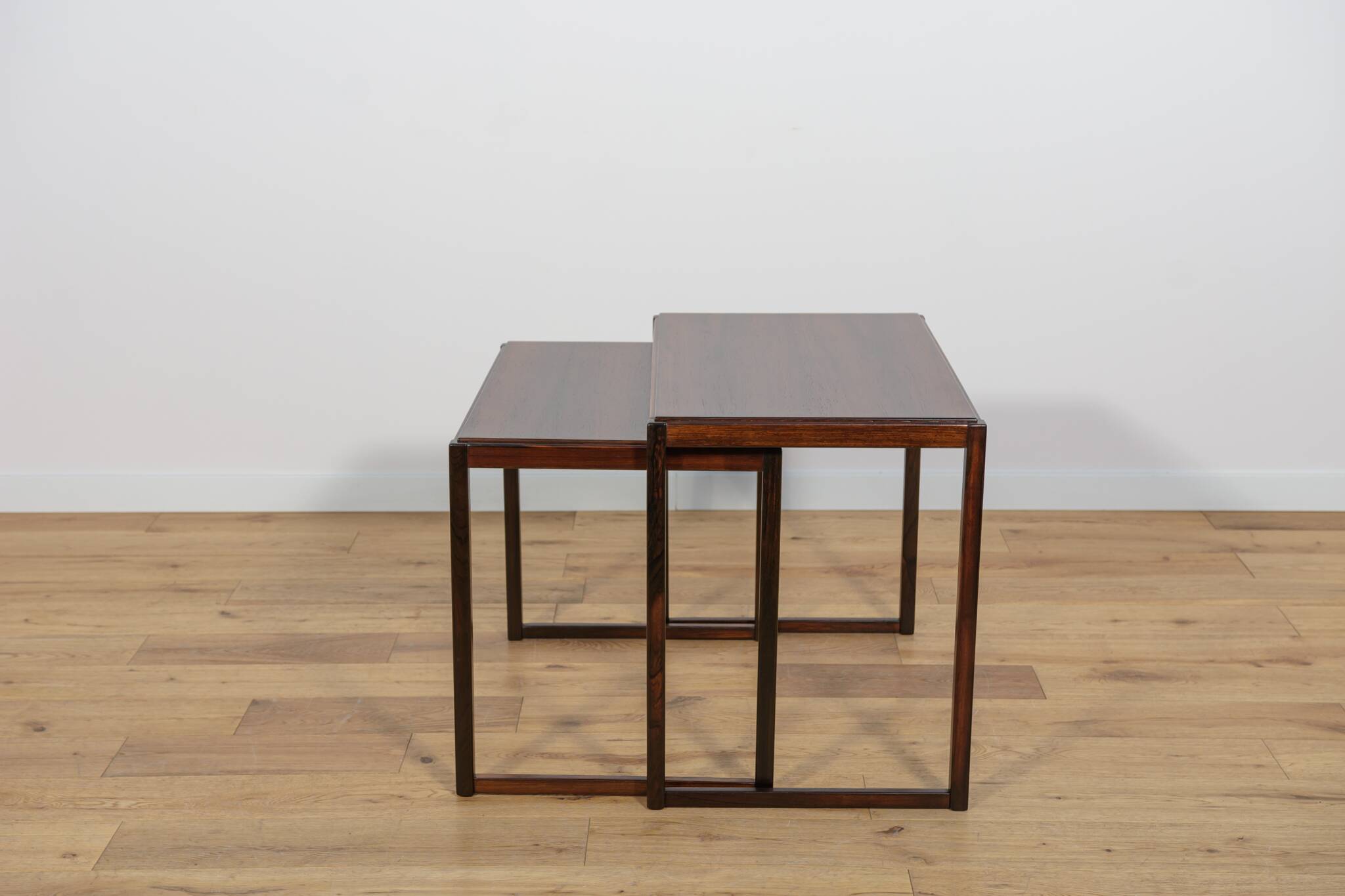 Mid-Century Rosewood Nesting Tables, 1960s, Sweden, Set of 2