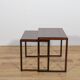 Mid-Century Rosewood Nesting Tables, 1960s, Sweden, Set of 2
