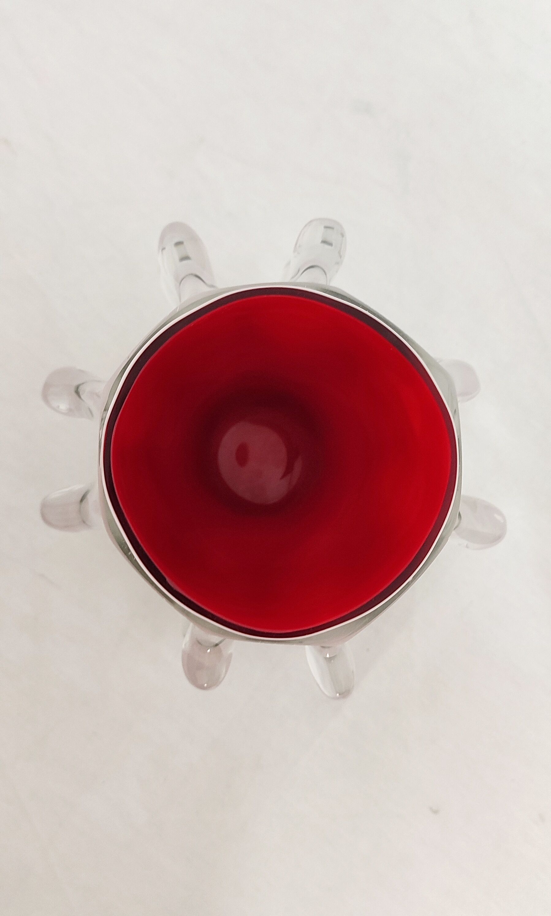 Murano glass vase. Italy 1980s.