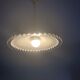 Hanging lamp in opaline white vintage 1950