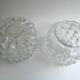 Pair of wall appliques brass fish glass