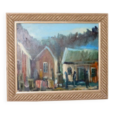"Cabins at Dusk" - by Göte Lundberg