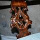 Fauteuil d'angle néo-renaissance en noyer sculpté