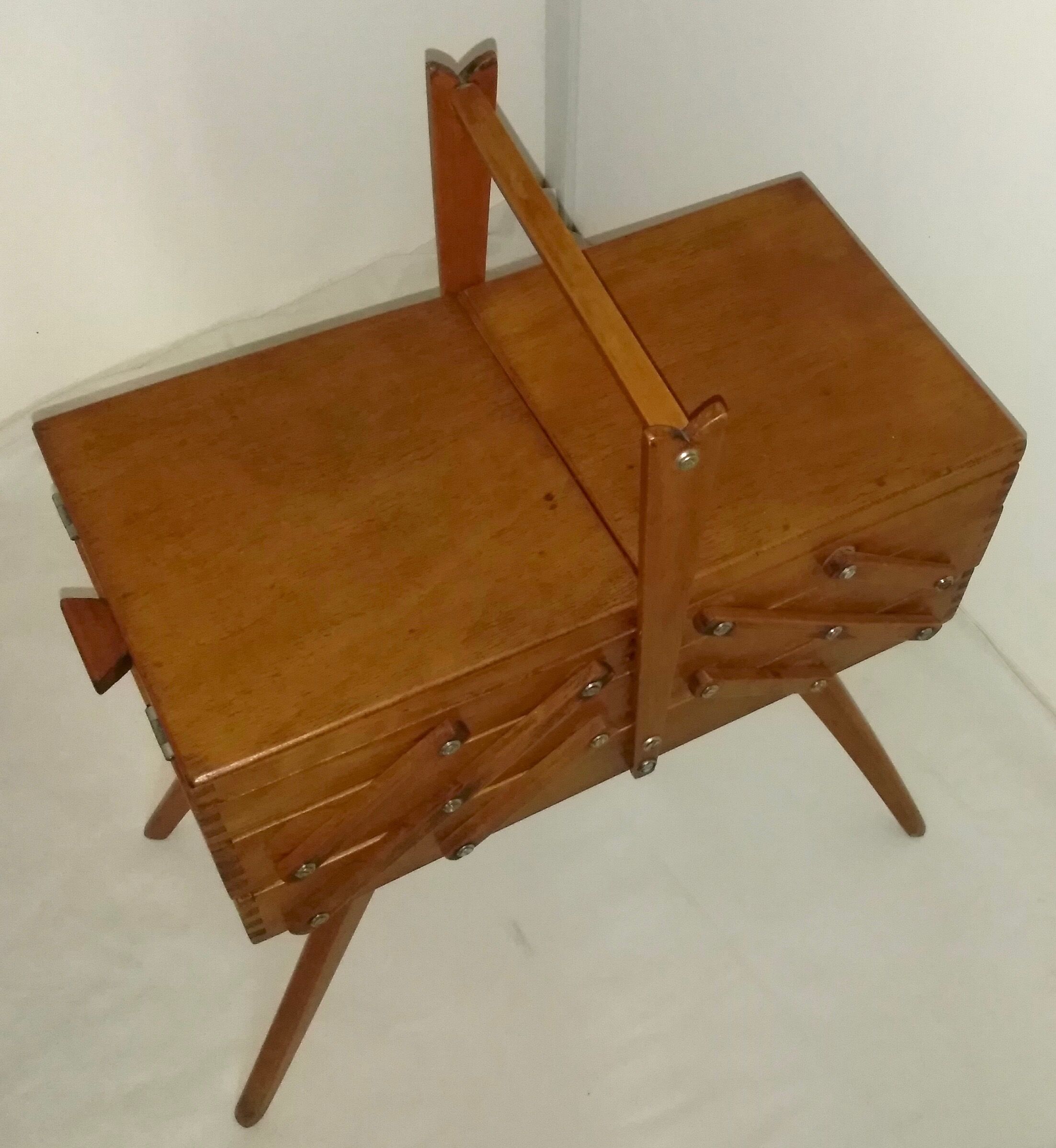 seamstress sewing box worker