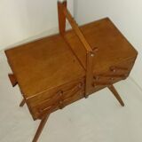 seamstress sewing box worker