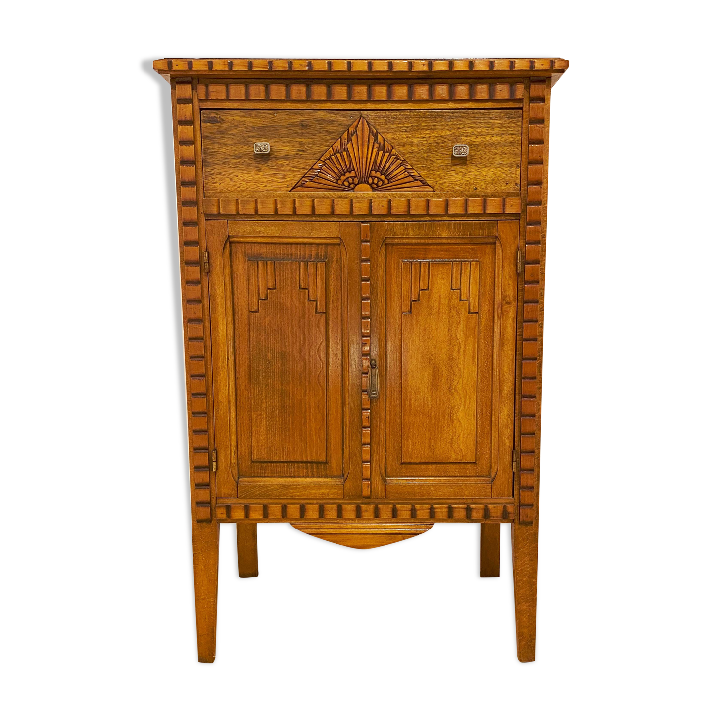 Art deco carved buffet