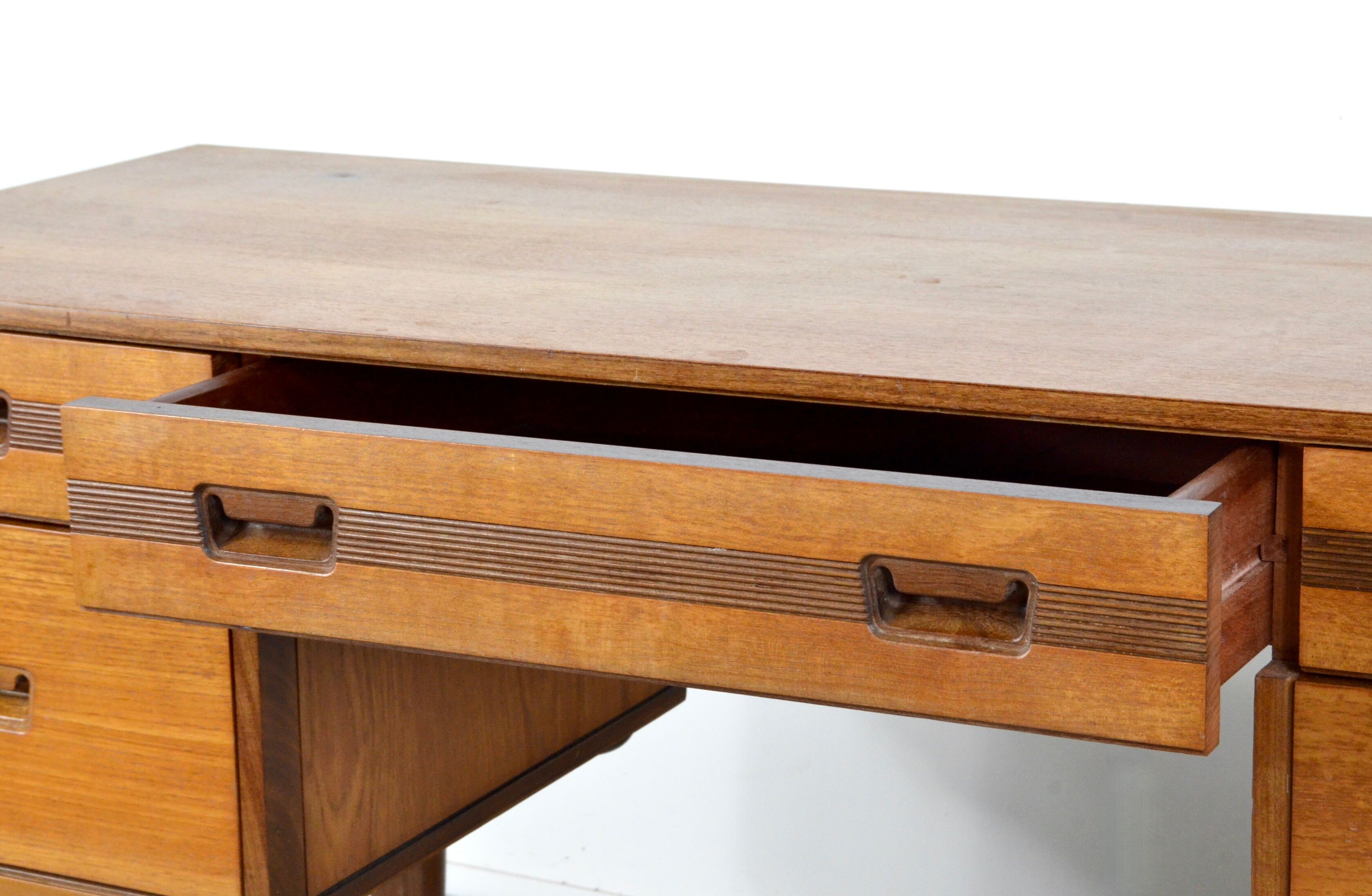 Midcentury 'Butilux' Teak Desk. Delivery. Modern / Vintage / Danish Style.