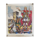 Clovis hoisted on the bulwark, educational poster edited by "Fernand Nathan Publisher", 50-60 years