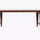 Table basse en palissandre Edmund Jørgensen 1960