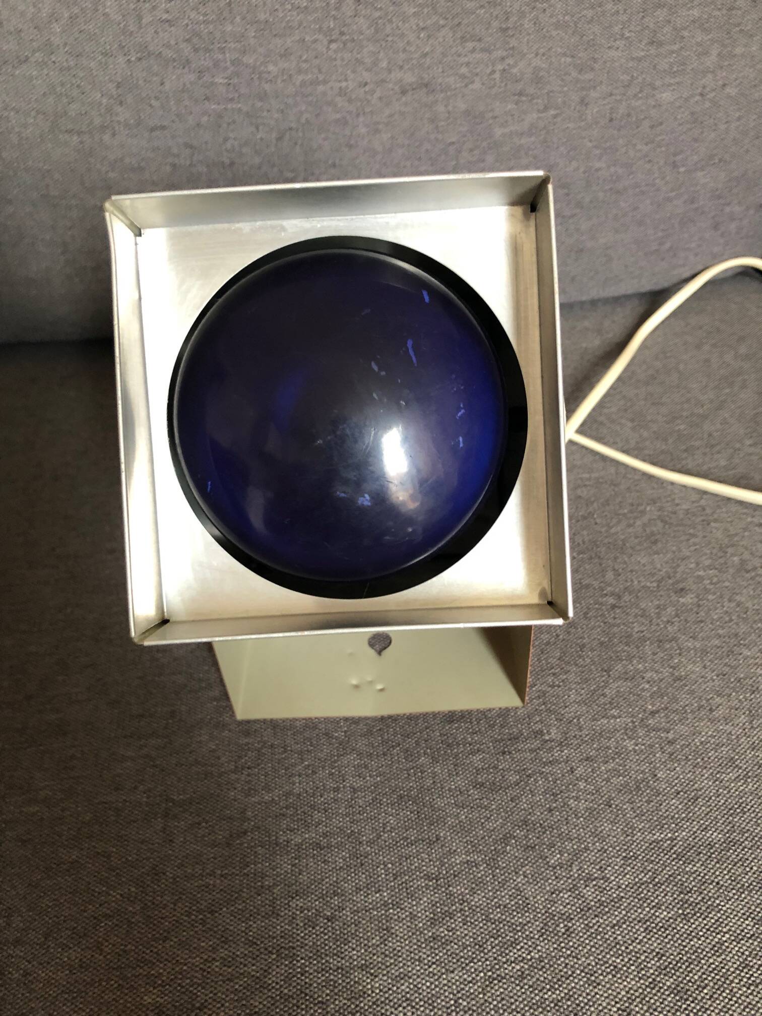 Spot vintage cube wall light, 70s