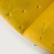 Mid Century / Modernist / Bauhaus Style  Chaise in yellow leather / chrome