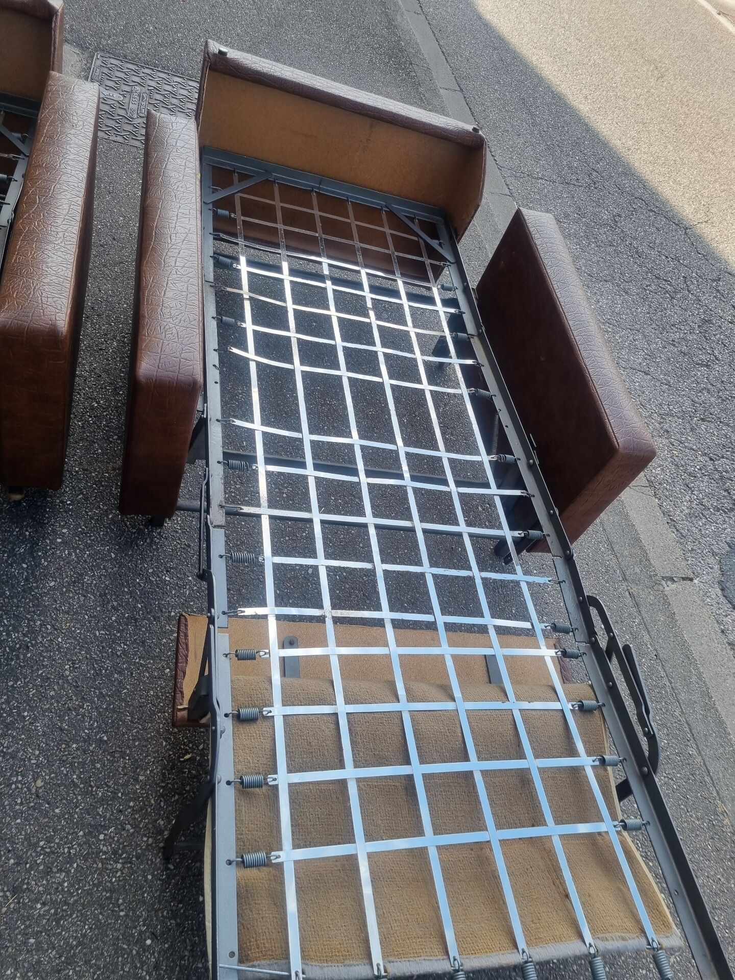 Pair of vintage sofa beds