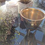 Brass /vintage tripod champagne bucket