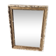 Old beveled mirror, faded castle decoration