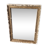 Old beveled mirror, faded castle decoration