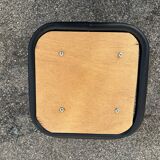 Set of 12 black industrial stools