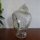 Old molded glass head - vintage blown glass - Object of curiosity
