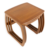 Set of 3 nesting tables nest of tables Nathan 'Hyde' vintage
