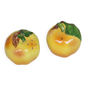 Peaches and pepper shakers