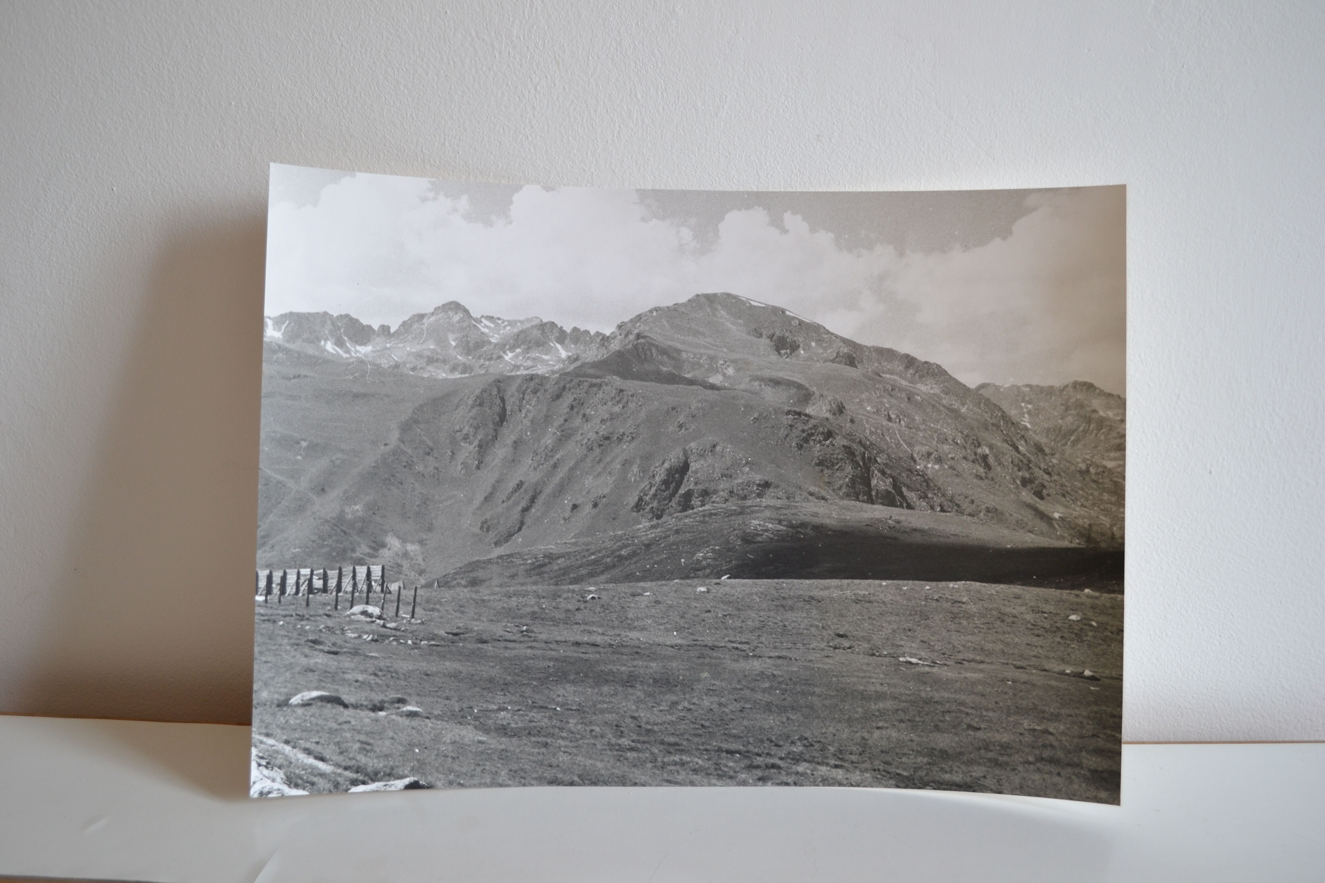 Anonymous silver photo mountains circa 1970