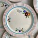 Set of 8 longchamp dessert plates hand painted 30s-40s