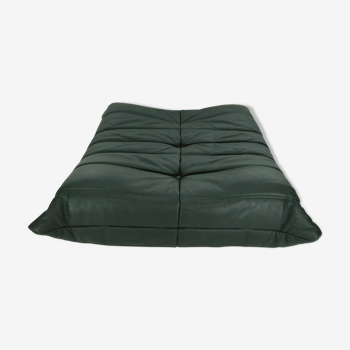 Ottoman "Togo" leather by Michel Ducaroy for Ligne Roset