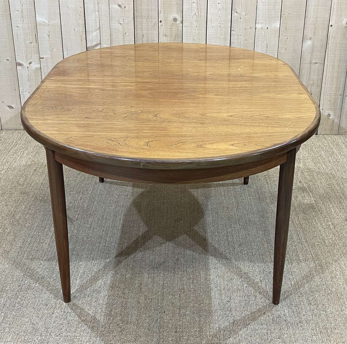 Oval table from the 70s of the G-plan brand with a butterfly extension
