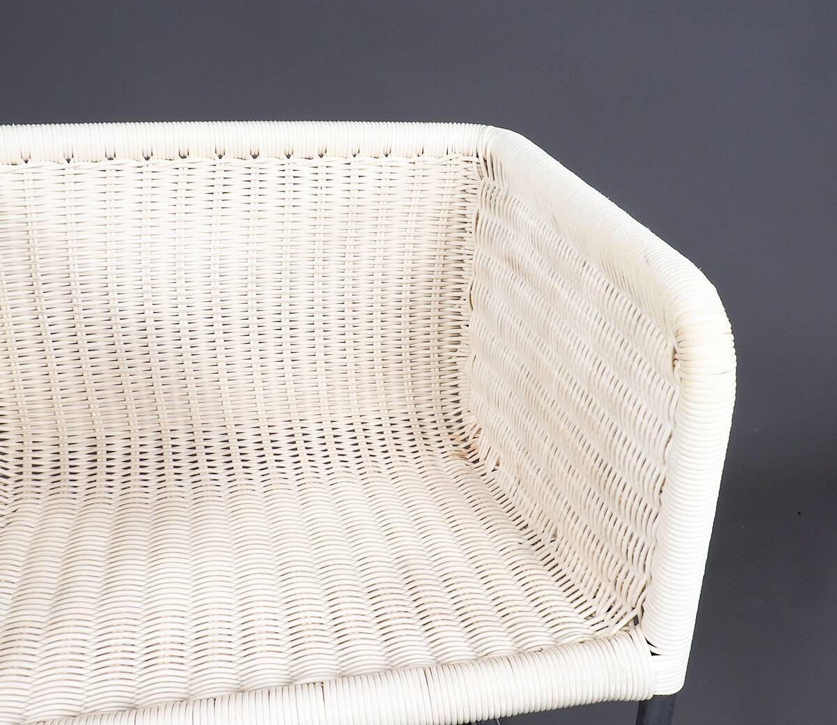 Chaises cantilever blanches Tecta D43, années 1980, lot de 4