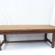 Grande table de ferme ancien en bois massif. 228 x 107.
