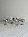 6 stainless steel footed bowls, Letang Remy style
