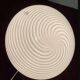 Murano Glass White Swirl Flushmounts Set of 2