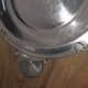 Silver-plated tray with shells