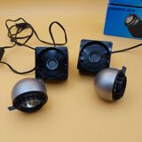 Pair of Osram eyeball magnetic minispot 41601 vintage mini spot