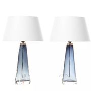Pair of table lamps in crystal Model RD 1566