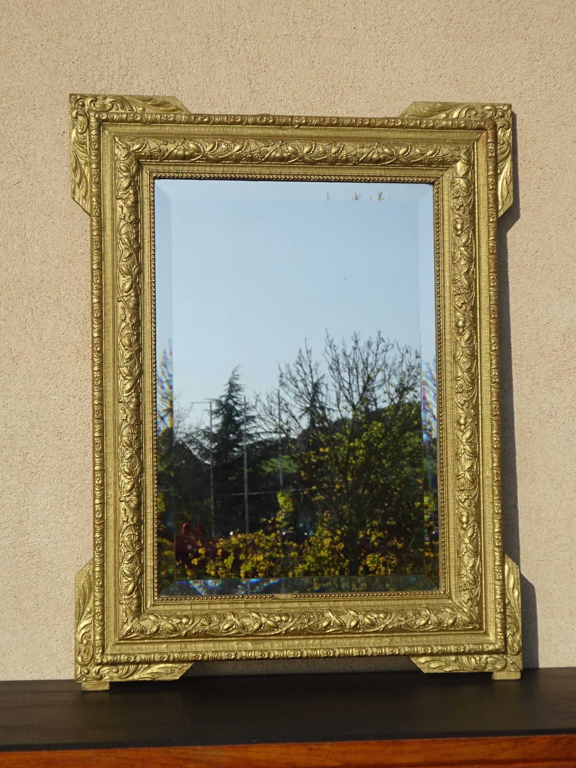 Antique gilded mirror 65x83cm