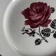 Set of 7 flat plates Badonviller Germaine
