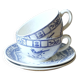 Set of 2 Gien breakfast cups/bowls – Blue Bird decor