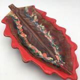 Glazed earthenware cup, signed Vallauris, France 1960s