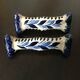 2 knife carriers signed HB Quimper PJ Bretagne