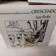 Seau à champagne crescendo en verre vintage