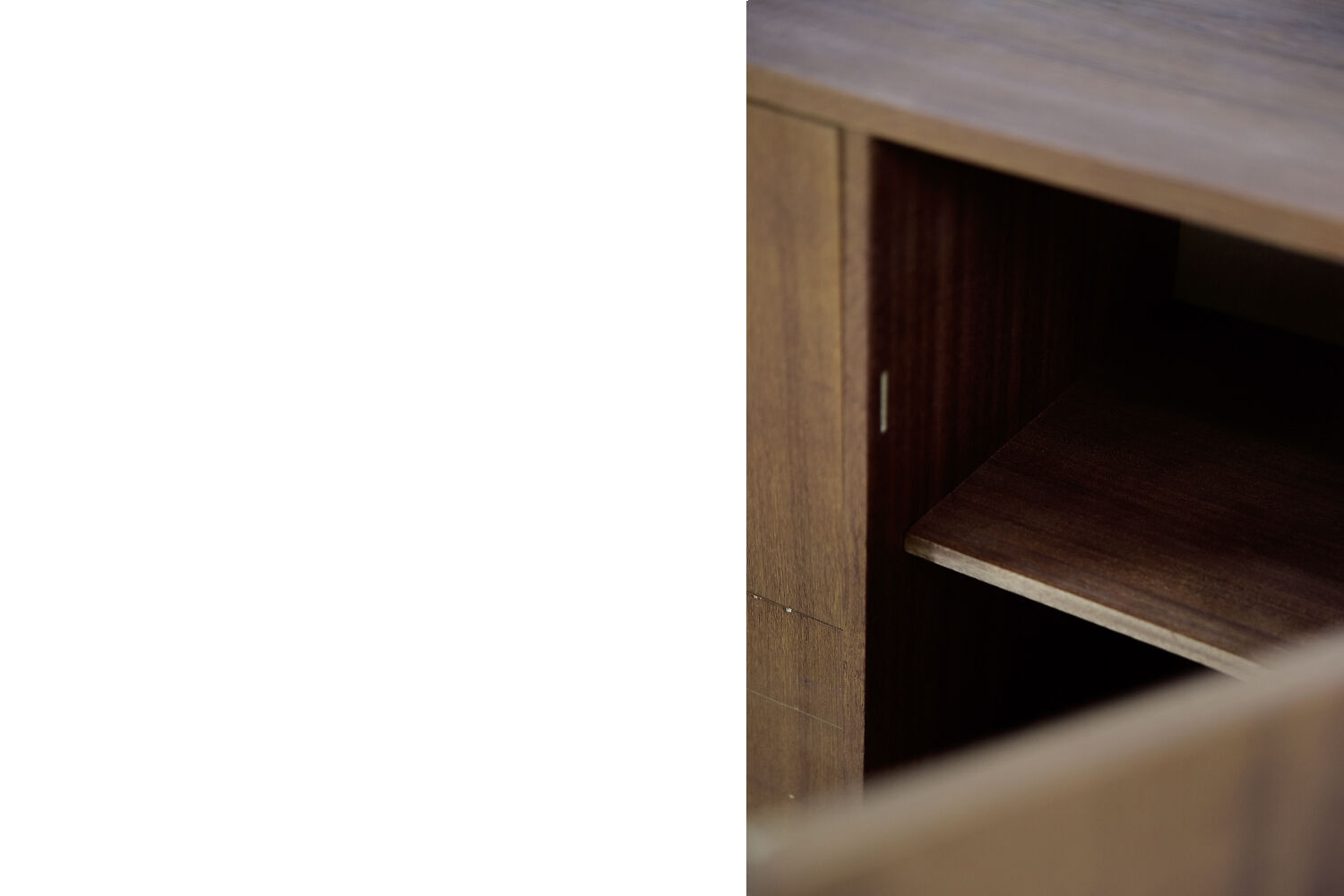 Scandinavian classic teak high sideboard with drawers, 1960s