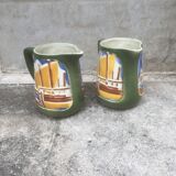 Pair of 50's pitchers