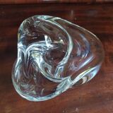Empty pocket ashtray caravelle from the st louis crystal factory