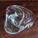 Empty pocket ashtray caravelle from the st louis crystal factory