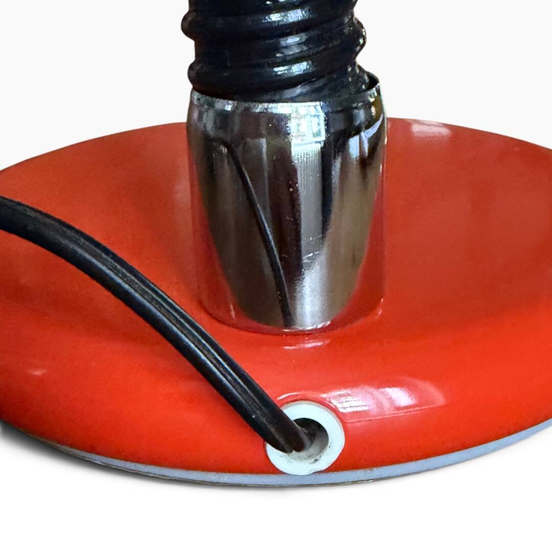 Space Age orange desk lamp – 1970s