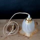 Vintage tulip hand lamp