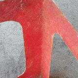 Cube side table in fibreglass