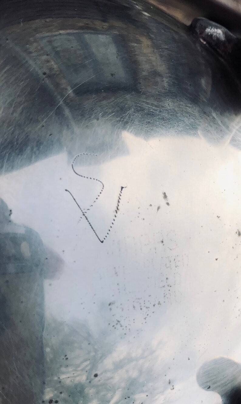 Vintage Viners Sheffield Silver Plated Teapot: Victorian Footed Pitcher